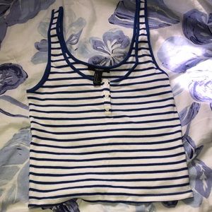 Striped crop top